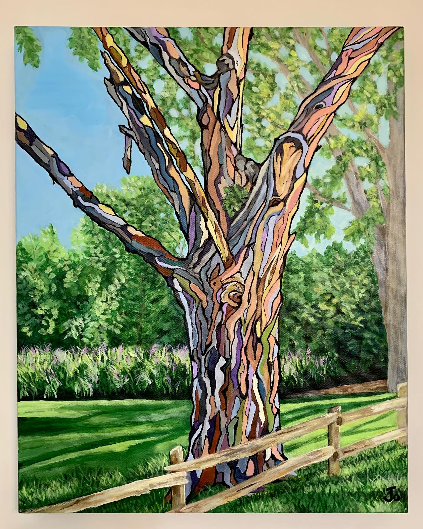 Colorful Tree Painting
