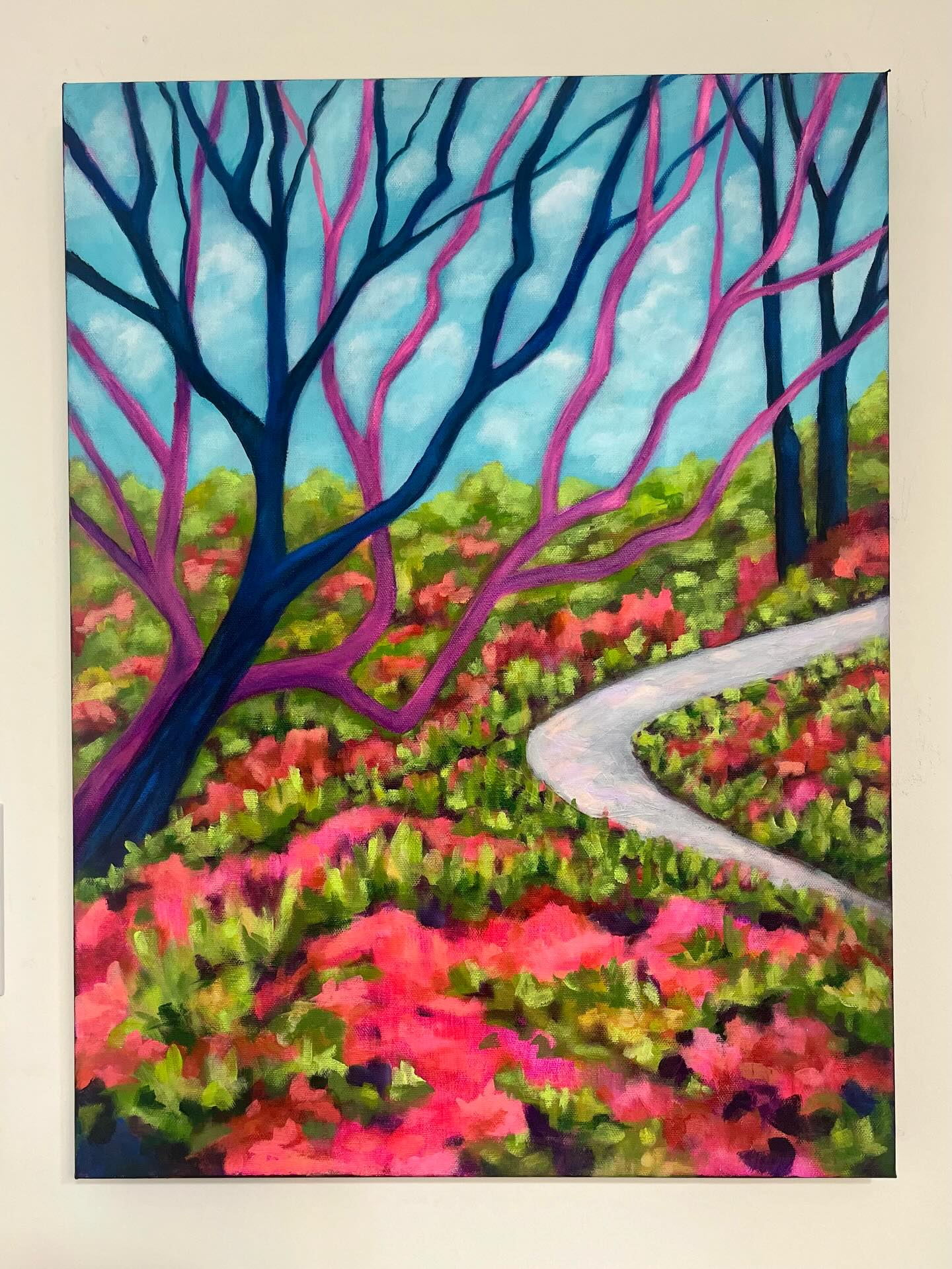 Vanderbilt — Vibrant Central Park Gate painting